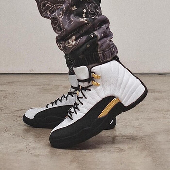 nike耐克男鞋airjordan12lowaj12白蓝低帮复活节彩蛋篮球鞋ct8013170