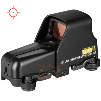 DIANA  高品质全息瞄虹膜 55系列全息快速瞄近距离内红点瞄准器瞄准镜 高品质全息瞄 553黑色快拆虹膜