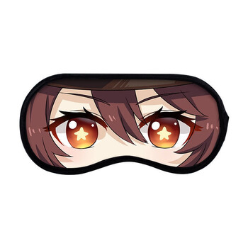 动漫周边原神眼罩可莉刻晴甘雨胡桃魈睡眠透气遮光动漫游戏冰垫眼罩