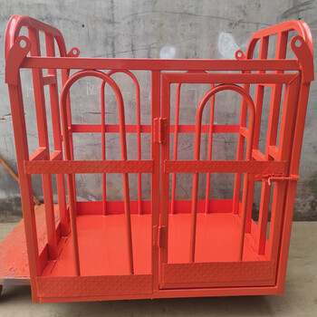 吊车吊篮吊框360度旋转总成配件起重机随车吊专用高空施工作业篮12米