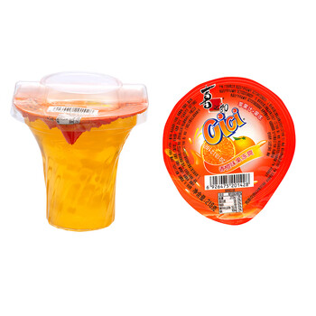 喜之郎cici果汁果冻爽218g*9杯 吸吸椰果果粒荔枝等口味儿童 香橙味