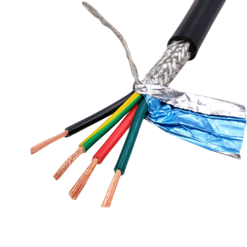 国标纯铜2芯0.15 0.2 0.3 0.75 1.0平方rvvp屏蔽线二芯音频信号线 2芯