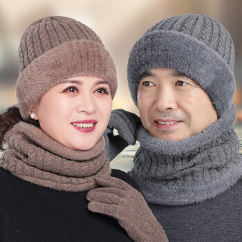 棉帽子东北老年人帽子老人帽子女冬季奶奶妈妈保暖毛线帽秋冬天中老年