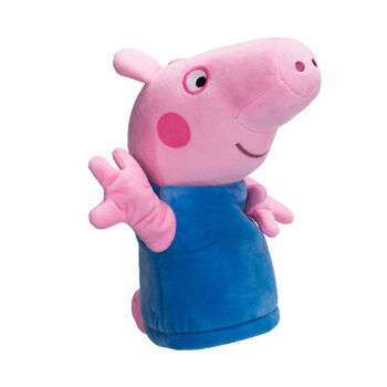 定制小猪佩奇手偶卡通毛绒玩具乔治儿童手指玩偶表演猪爸爸猪妈妈乔治