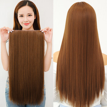 唐妮仿真假发片一片式无隐形自然直发片接发片自然时尚仿真发假发ass