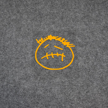 宅趣(zaiqu)潮牌鬼脸travis scott汽车贴纸摩托创意个性后窗玻璃侧窗