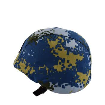 兵耀  03凯夫拉头盔套双面挂钩帽套  迷彩头盔罩  海洋松紧款