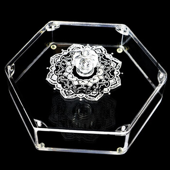 盒子定做透明收纳盒有机玻璃高达礼品模型长方形带盖子111 六边形 5mm