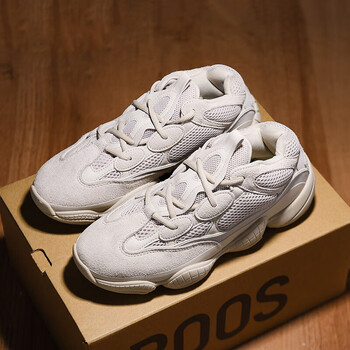 纯原椰子鞋500黑武士老爹鞋男女ins潮高版本yezi海盐鞋 a-500米白色高