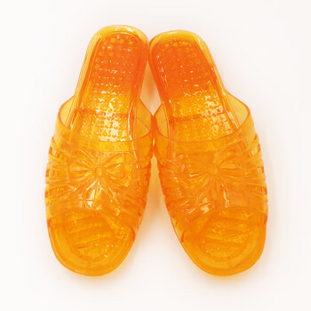 雅格罗伊水晶老式塑料凉拖鞋老式水晶拖鞋夏季中年妈妈女外穿果冻塑料