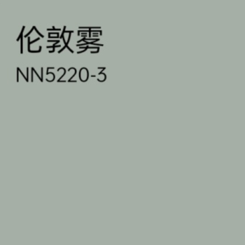 2022新款网红色浆色料乳胶漆电脑配色调色涂料太空漫步灰蓝伦敦雾褐
