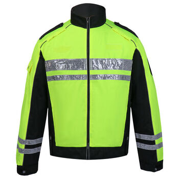 春秋骑行交通巡逻反光安全服高速路政新式防护上衣道路