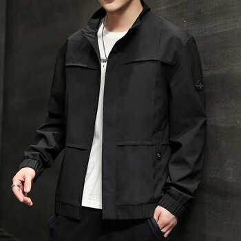 秋衣外套男装秋季夹克男士青年运动上衣男式韩版棒球服工装夹克潮 jg