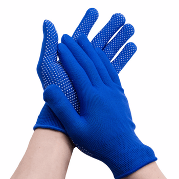 防割防刺手套劳保工地干活防扎工作耐磨男士防滑防护加厚钢筋蓝色6双