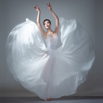 白色 360度裙摆长85cm(身高150