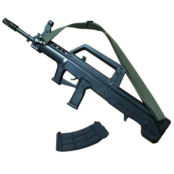 軍狼 95式橡胶枪训练模型橡胶教具 95-1弹夹可拆 扳机可扣动 枪栓可