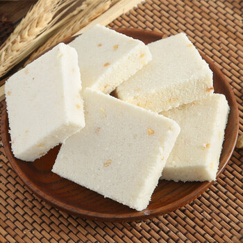 茯苓糕200g500g现做现发茯苓糕茯苓饼茯苓块糕饼伏苓饼糯米糕特产传统