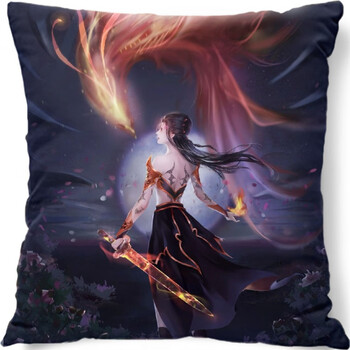 天行九歌抱枕动漫周边焰灵姬照片定制抱枕双面漫画靠垫枕送男女生礼物