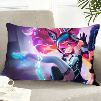 王者荣耀抱枕 安琪拉李芳花木兰貂蝉皮肤靠垫游戏周边双面定做 心灵
