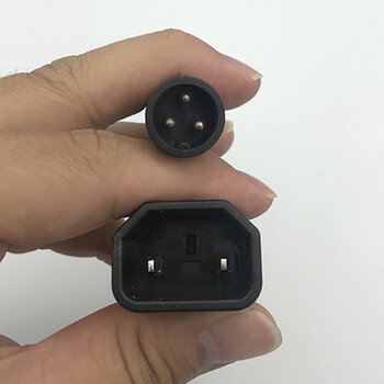 雅迪台铃捷安特爱玛电瓶车电动车充电转换头插头接头口转换器 爱玛