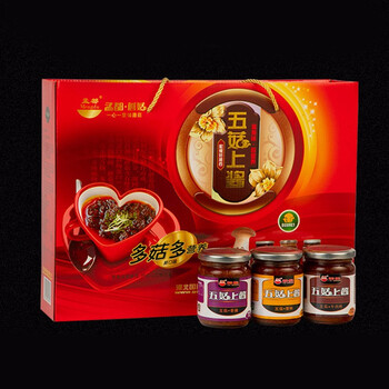 炒饭酱拌饭酱拌面酱蘑菇酱下饭酱夹馍卷饼 220g*6瓶 礼盒装 香菇酱 6