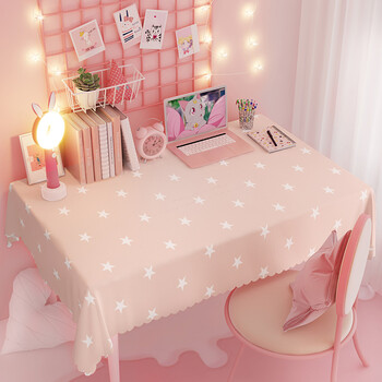 桌布可爱日系ins风桌布ins风学生书桌网红pvc可爱日系长方形茶几餐桌