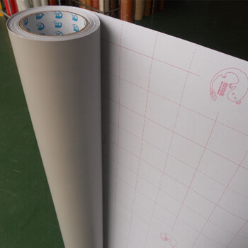 pvc平面 uv纯白色喷绘机即时贴不干胶贴纸 纯白色贴纸106cm*25m