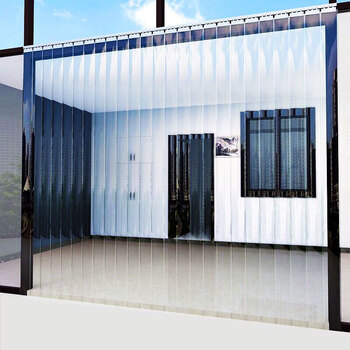 夏季冬季透明门帘挡风保暖隔断帘pvc高清塑料自吸商超空调软门帘门店