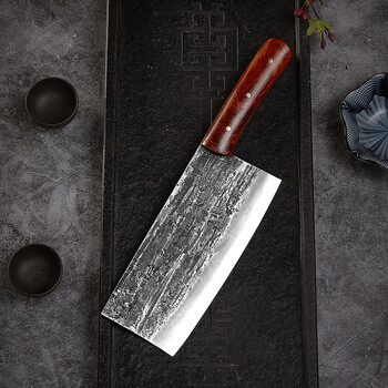 楚家刀菜刀家用切片刀厨师专用手工锻打超快超锋利中式菜刀厨房切肉刀