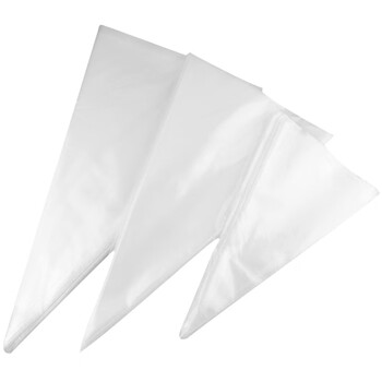 Mrf 18寸100个装透明加厚一次性大号pe裱花袋巧克力融化奶油挤花袋多功能耐用裱花袋 图片价格品牌报价 京东