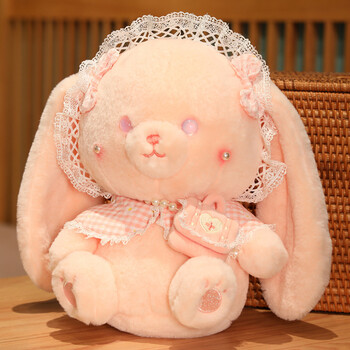 粉色洛丽塔兔披肩款cq 30/40cm 中号【普通包装】