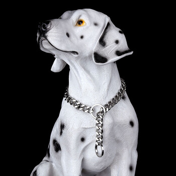 灏吉利宠翰防爆冲不锈钢训狗p链中型犬p字狗链子大型犬加粗项圈牵引绳