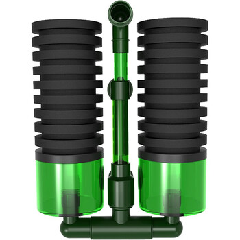 仟锐 双头气动水妖精 反气举 小型过滤器 海绵过滤 内置过滤 净水 可