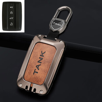 新款坦克300钥匙套专用2021款新标三百越野汽车遥控包壳扣改装男智能