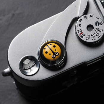 瓢虫快门按钮 相机 快门钮 小红点徕卡富士 明黄色 yellow(粗螺纹)