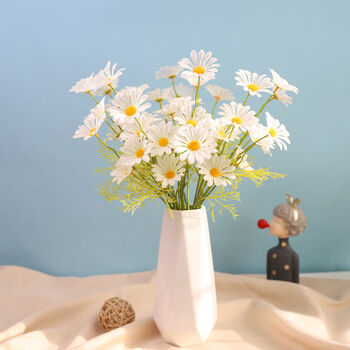 洋甘菊仿真花洋甘菊仿真花小雏菊假花春游拍照摄影道具家居客厅装饰花