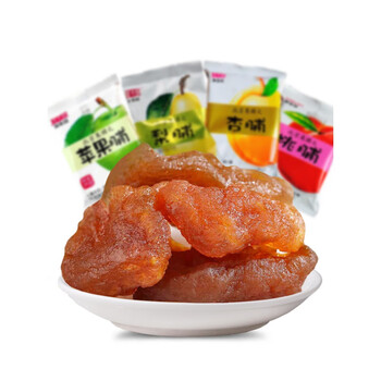 御食园杏脯 500g 北京特产桃脯梨脯杏脯京式传统蜜饯果干零食品 500g