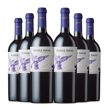 蒙特斯(montes)智利进口三剑客紫天使干红葡萄酒送礼佳选750ml单支装