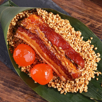 网红七龙珠粽子嘉兴粽子大肉粽双咸蛋黄鲜肉五花肉粽子端午节特产双