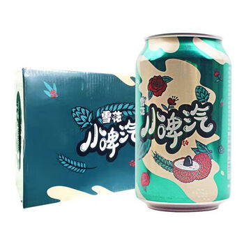 雪花小啤汽 玫瑰荔枝味碳酸饮料 雪花小啤汽 雪花小脾玫瑰荔枝味碳酸