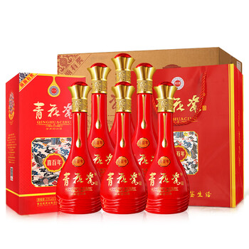 清香型白酒500ml*6瓶整箱纯粮酒婚宴喜酒 53度 500ml 6瓶【图片 价格