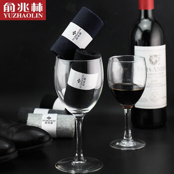 俞兆林袜子男士中筒袜春秋冬季吸汗透气黑色长袜黑色休闲袜 均码五双装