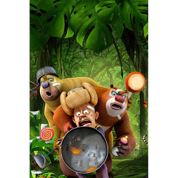 光头强拼图 熊大熊二拼图 熊出没熊大熊二儿童木质拼图1000片500片