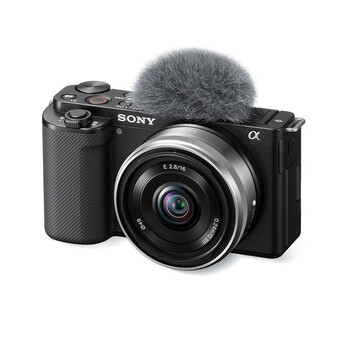 索尼(sony)现货索尼zve10 vlog相机zv-e10半画幅微单网红直播带货相机