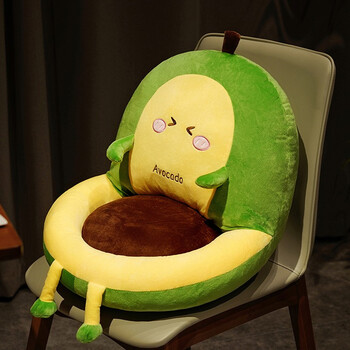 秋风瑟卡通面包坐垫办公室久坐护腰靠垫一体椅子垫座椅屁股垫子学生