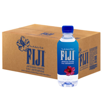斐济FIJI天然矿泉水  斐济群岛原装进口天然水饮用水 500mL 24瓶 1箱中文版