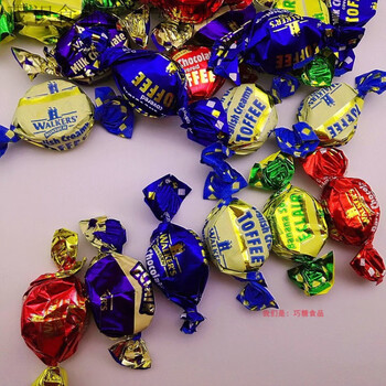 沃尔克斯太妃糖  软太妃糖混合味 奶油味散装 6种混合口味散装半斤