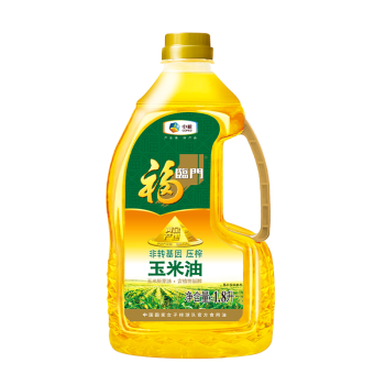 福臨門 食用油 壓榨一級 黃金產(chǎn)地玉米胚芽油1.8L（富含植物甾醇）