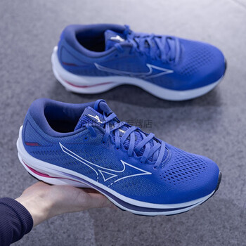 美津浓(mizuno)运动鞋女鞋2024春季wave rider 25缓震跑步鞋j1gd2103