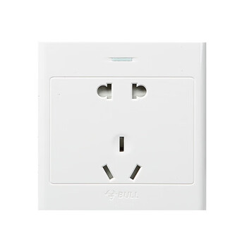 公牛明装开关面板g09明装系列走明线电源插座 明装五孔插座